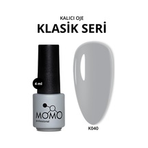 Momo Professional Kalıcı Oje K040 Açık Gri 4 Ml
