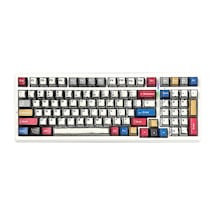 Aula F99 3 Modlu Rgb Hot Swap Mekanik Graywood V3 Switch Kablosuz Makrolu Gaming Klavye Comic