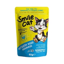 Jungle Smile Cat Pouch Kedi Somonlu 85 Gr