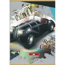 Komeks Dikişli Defter Karton Kap. Kareli 80 Yp A4 Rent