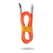 6a Type-c To Apple Ios Lightning Sıvı Silikon Data Hızlı Şarj Kablosu - Bakır Döşeme - 1.5 Metre - Katlanmaz Kı Diğer