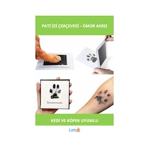 Kedi Köpek Pati İzi Fotoğraf Çerçevesi Seti Toksik Olmayan Mürekkepsiz Baskı Kiti