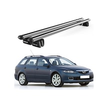 Pençe Mazda 6 Wagon 2002-2012 Uyumlu Gri Ara Atkı Port Bagaj Tavan Barı