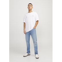Jack & Jones Erkek Mike 330 Comfort Fit Jean 12246916 Blue Denim