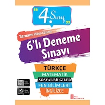 Ata Yayıncılık 4. Sınıf 6'Lı Poşet Deneme Sınavı