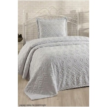 Şönil İskandinav Yatak Örtüsü Takımı 180 X 260 Cm Valonlu Model 1 Adet 50 X 70 Yastık Kılıfı Çok Renkli