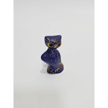 Antika Cloisonne Minyatür Baykuş 6,3x3,1cm 148