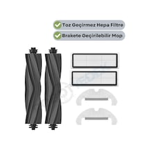 Dreame D10 Plus Gen 2 Rll42sda Uyumlu Yedek Kauçuk Fırça Hepa Filtre Mop Seti-6 Parça