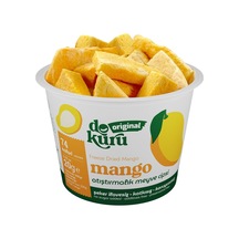 Original Mango Atıştırmalık Meyve Cipsi - Dondurularak Kurutulmuş Mango - 20 Gr 0.75 LT - 2.5 LT - 12 KG