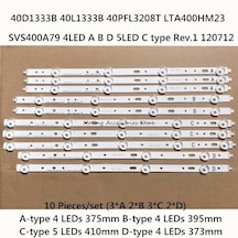 Sunny Sn040Dld12At Philips Uyumlu 40Pfl3078K/12 Svs400A79 Led Bar Takımı