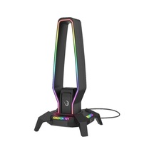 Rgb Siyah Kulaklık Standı, Ayarlanabilir Tasarım