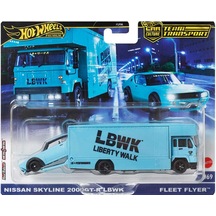 Hot Wheels Premium Car Culture Team Transport Nissan Skyline 2000gt-r Lbwk 69