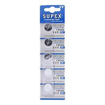 Supex Cr1616 3v Lityum Düğme Pil 5'li Kart