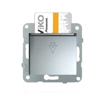 Viko Artline Novella Metalik Beyaz Enerji Saver Mekanik Anahtarlı 230 Volt Çerçevesiz 92605625