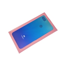 Tkgz Xiaomi Mi 8 Lite Arka Kapak Cam Mavi