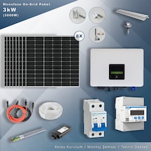 3kw Monofaz On-grid Paket Sistem