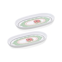 The Mia Spring Oval Servis 2li 26 Cm Çok Renkli