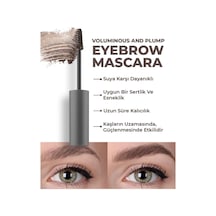 Suya Dayanıklı Kalıcı Etki Yoğun Pigmentli Kahverengi Kaş Sabitleyici Maskara - Eyebrow Mascara 802 Çok Renkli