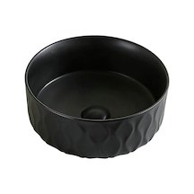 Ey-4750ms Mat Siyah Tezgah Üstü Lavabo