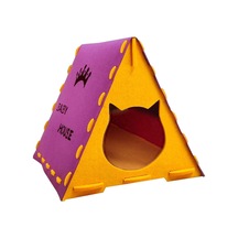 Suntek Keçe Kedi Evi İç Mekan Kullanımı Yatağı Mağara