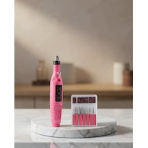 Elektrikli Manikür Pedikür Törpü Seti 6 Başlıklı Xuczelektriklimanikürsetiiii