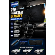 Katlanabilir Oto Güneşlik Şemsiye 75x140 Cm Uv Korumalı Ön Cam Gölgelik Aksesuarı