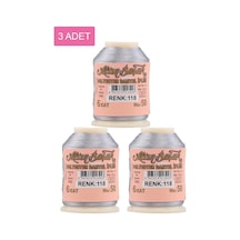 3 Adet Altınbaşak Oya Ve Dantel İpi 20 Gr - Royaleks - No: 118 Çok Renkli