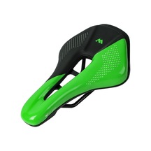 West Bıkıng Bisiklet Selesi Yedek Yumuşak Pu Deri İçi Boş Koltuk Minderi Mtb Dağ Bisikleti Yol Bisikleti İçin-siyah/yeşil