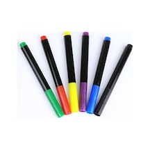 Fixpoint Klipsli Kalem 6'lı Set İnce Uçlu Ergonomik Gövdeli Ofis Ve Okul Kalemi, Klipsli Minimalist Tasarım Kurşun/yazım Kalemi Seti Model: P-5440 124-Pembe