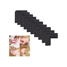 Microcase 3m Yapıştırmalı Sünger Bebek Ve Çocuk Köşe Kenar Koruyucu 10in1 Set - Al5235 Siyah Genel