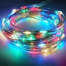 Rgb 5 Metre Renkli Pilli Led Işık Renkli Led Işık Renkli Yılbaşı Ağacı Işığı Rgb Parlak Peri Led Işık Multi Colors Led Light