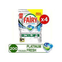 Platinum Fresh Bulaşık Makinesi Kapsülü 50 Yıkama X4 200 Adet