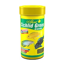 Ahm Cichlid Green Gran. Cichlid Balığı Yemi 250 ML.