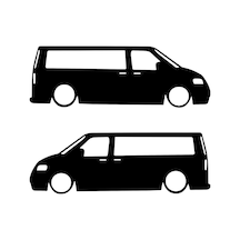 Volkswagen Caravelle Sticker Caravelle Gölge Sticker Araç Sticker
