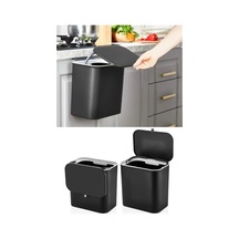 15 Litre Fonksiyonel Kapaklı Banyo Mutfak Tezgahüstü Çöp Kovası Dolap Duvar Aparatlı 15 Lt. Diğer