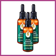 Gees Global Süper Parlak Uzun Sağlam Saçlar Ve Sakallar Serumu 3adetx30 Ml Ölçeğinde Natural Gbzs
