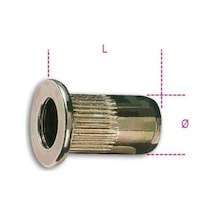 Somun Perçin 10`lu  1742R-A M10