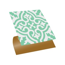 Tink KENDİNDEN YAPIŞKANLI YEŞİL SOLO DESENLİ PVC KARO 30X30 CM