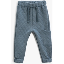 Koton Basic Kapitone Jogger Eşofman Altı Lacivert 3wmb40087tk 3WMB40087TK616 Lacivert - Mavi