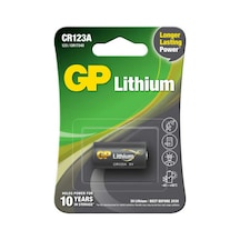 Gp Cr123a 3v Lityum Fotoğraf Makinesi Pili Tekli