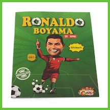 Bezos Ronaldo Çıkartmalı Maskeli Boyama Kitabı Dmc Çok Renkli