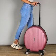 My Valice Bubble Abs Yuvarlak Valiz Rose Gold