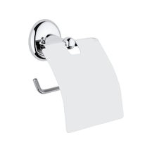 Tema Minimal Banyo Kapaklı Wc Kağıtlık Krom Krom