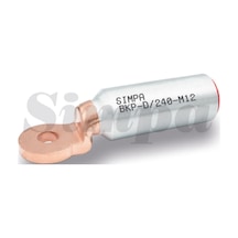 Simpa Bkp-d/025-m12/sd Bimetal Kablo Pabucu Al-cu 25 Mm2 M12 - 40 Adet