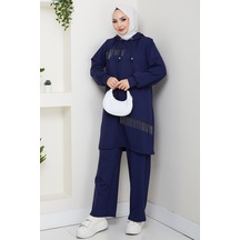 Zincir Detay Oysho İkili Takım 1660 - Lacivert Lacivert