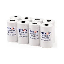 80x40 Mm Adisyon Rulosu Termal Rulo 10'lu Paket