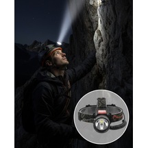 Çok Fonksiyonlu Led Kafa Feneri Ayarlanabilir Odaklı Mh-hs9404-8181
