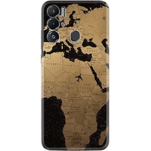 Tecno Pova Neo Kilif Silikon Desen Map Planet 1656 557179279