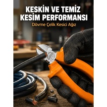 Ers Profesyonel Kullanıma Uygun Dövme Çelik Yan Keski