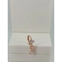 Rose Zirkon Taşlı Uç Kısmı : Pirinç Kıkırdak Bar Uzunluğu : 6 Mm / Bar Kalınlığı 0.8 Mm / Top Boyu 3 Mm / Çap 10 Mm - Pt0077-2